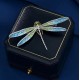 Ruif Jewelry 40x74mm Dragonfly Brooch S925 Silver Blue Green Color Brooch Cubic Zircona Fashion Jewelry Ruif Jewelry 40x74mm Dragonfly Brooch S925 Silver Blue Green Color Brooch Cubic Zircona Fashion Jewelry