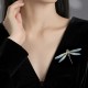 Ruif Jewelry 40x74mm Dragonfly Brooch S925 Silver Blue Green Color Brooch Cubic Zircona Fashion Jewelry Ruif Jewelry 40x74mm Dragonfly Brooch S925 Silver Blue Green Color Brooch Cubic Zircona Fashion Jewelry