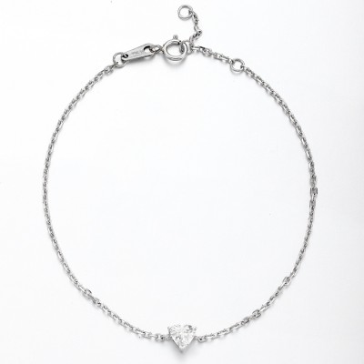 Ruif Jewelry Customized PT950 Platinum 0.54ct Lab Grown Diamond Eternity Bracelet Engagement  for Women Fine Jewelry
