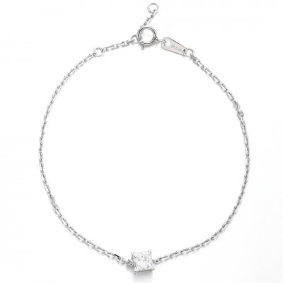 Ruif Jewelry Customized PT950 Platinum 0.51ct Lab Grown Diamond Eternity Bracelet Engagement  for Women Fine Jewelry