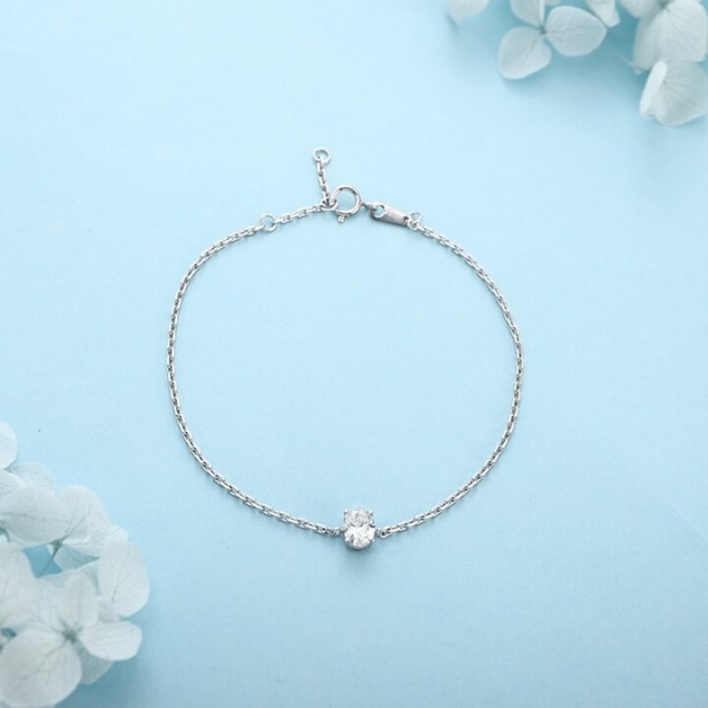 Ruif Jewelry Customized PT950 Platinum 0.5ct Lab Grown Diamond Eternity Bracelet Engagement for Women Fine Jewelry Ruif Jewelry Customized PT950 Platinum 0.5ct Lab Grown Diamond Eternity Bracelet Engagement for Women Fine Jewelry