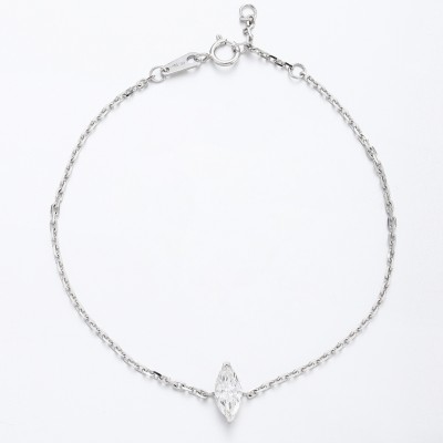Ruif Jewelry Customized PT950 Platinum 0.55ct Lab Grown Diamond Eternity Bracelet Engagement  for Women Fine Jewelry
