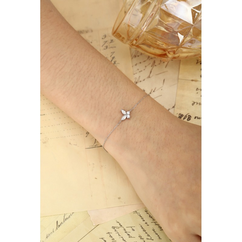 Ruif Jewelry Customized PT950 Platinum 0.25ct Lab Grown Diamond Eternity Bracelet Engagement  for Women Fine Jewelry.