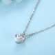 Ruif Jewelry PT950 platinum 0.33ct Lab Grown Diamond Pendant(not include the chain) Jewelry for Party Gift