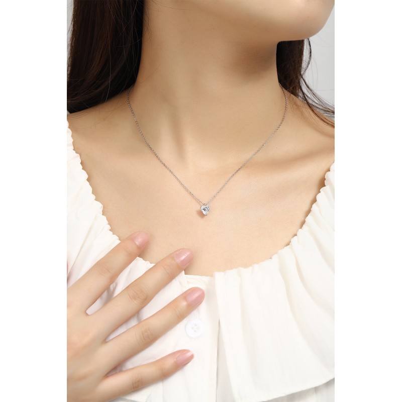 Ruif Jewelry PT950 platinum 0.33ct Lab Grown Diamond Pendant(not include the chain) Jewelry for Party Gift