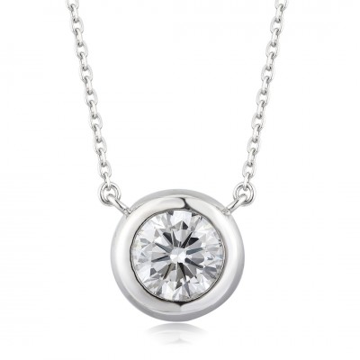 Ruif Jewelry PT950 platinum 1.00ct Lab Grown Diamond Pendant(not include the chain) Jewelry for Party Gift