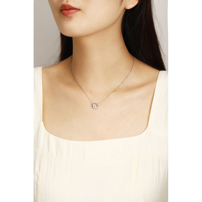 Ruif Jewelry PT950 platinum 1.00ct Lab Grown Diamond Pendant(not include the chain) Jewelry for Party Gift Ruif Jewelry PT950 platinum 1.00ct Lab Grown Diamond Pendant(not include the chain) Jewelry for Party Gift