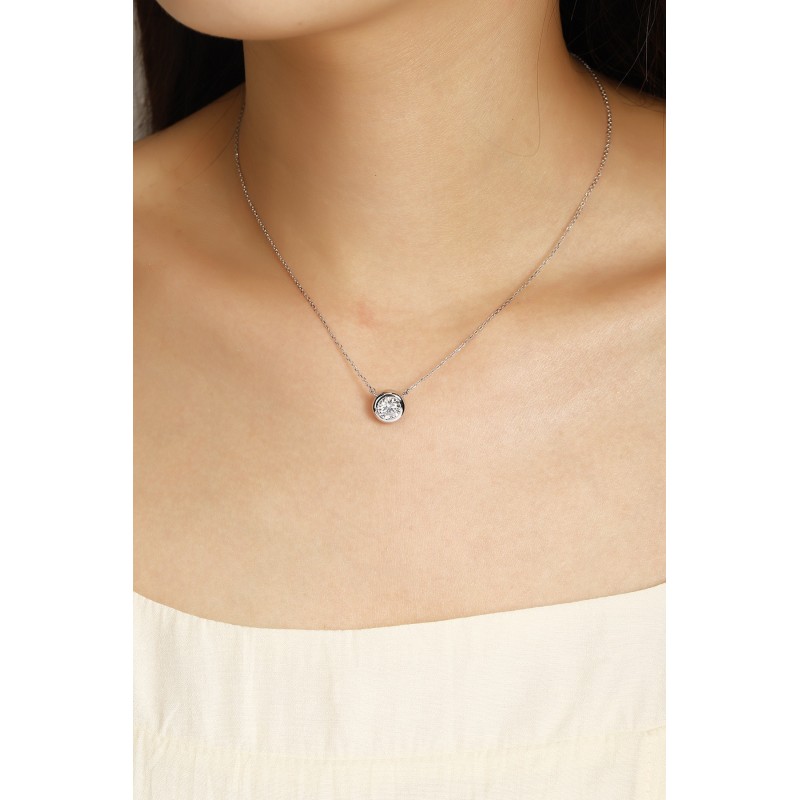 Ruif Jewelry PT950 platinum 1.00ct Lab Grown Diamond Pendant(not include the chain) Jewelry for Party Gift Ruif Jewelry PT950 platinum 1.00ct Lab Grown Diamond Pendant(not include the chain) Jewelry for Party Gift