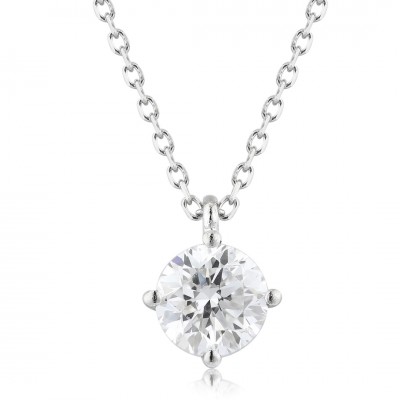 Ruif Jewelry PT950 platinum 1.00ct Lab Grown Diamond Pendant(not include the chain) Jewelry for Party Gift