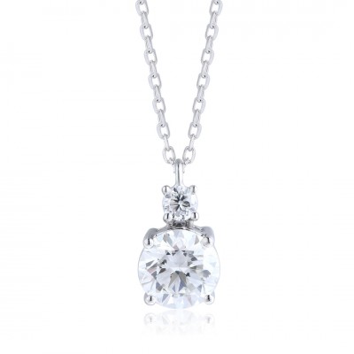 Ruif Jewelry PT950 platinum 1.08ct Lab Grown Diamond Pendant(not include the chain) Jewelry for Party