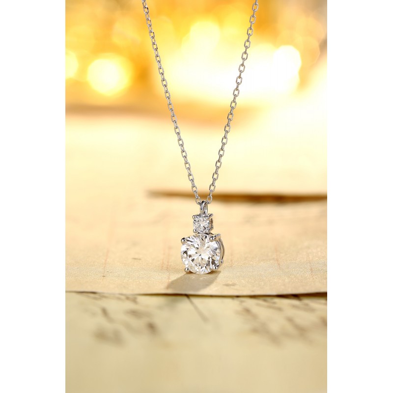 Ruif Jewelry PT950 platinum 1.08ct Lab Grown Diamond Pendant(not include the chain) Jewelry for Party