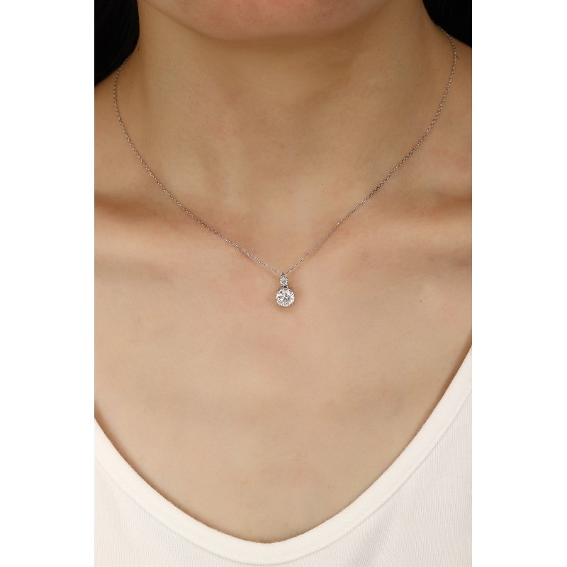 Ruif Jewelry PT950 platinum 1.08ct Lab Grown Diamond Pendant(not include the chain) Jewelry for Party