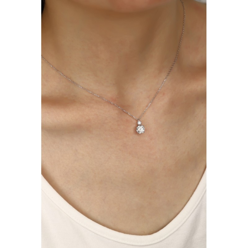 Ruif Jewelry PT950 platinum 1.08ct Lab Grown Diamond Pendant(not include the chain) Jewelry for Party