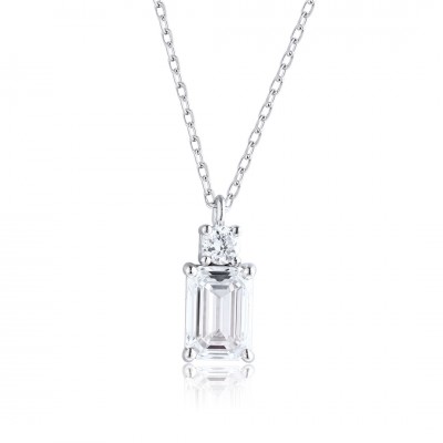 Ruif Jewelry PT950 platinum 1.03ct Lab Grown Diamond Pendant(not include the chain) Jewelry for Party
