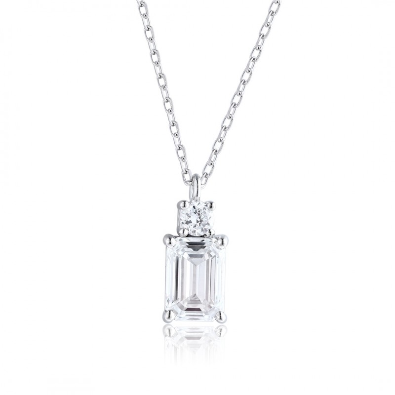 Ruif Jewelry PT950 platinum 1.03ct Lab Grown Diamond Pendant(not include the chain) Jewelry for Party