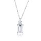 Ruif Jewelry PT950 platinum 1.03ct Lab Grown Diamond Pendant(not include the chain) Jewelry for Party