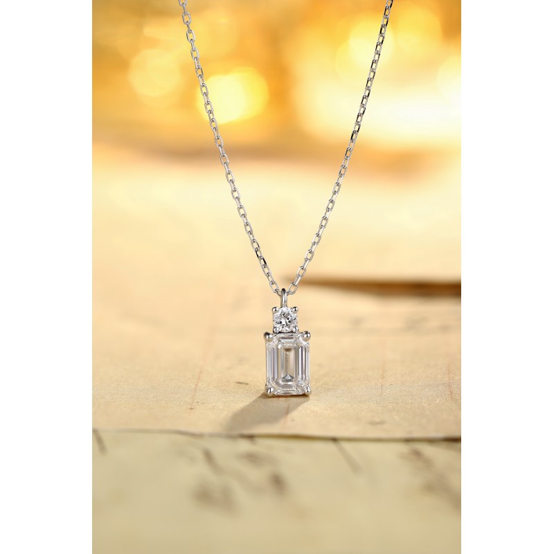 Ruif Jewelry PT950 platinum 1.03ct Lab Grown Diamond Pendant(not include the chain) Jewelry for Party