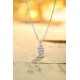 Ruif Jewelry PT950 platinum 1.03ct Lab Grown Diamond Pendant(not include the chain) Jewelry for Party