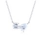 Ruif Jewelry PT950 platinum 0.51ct Lab Grown Diamond Pendant(not include the chain) Jewelry for Party Gift