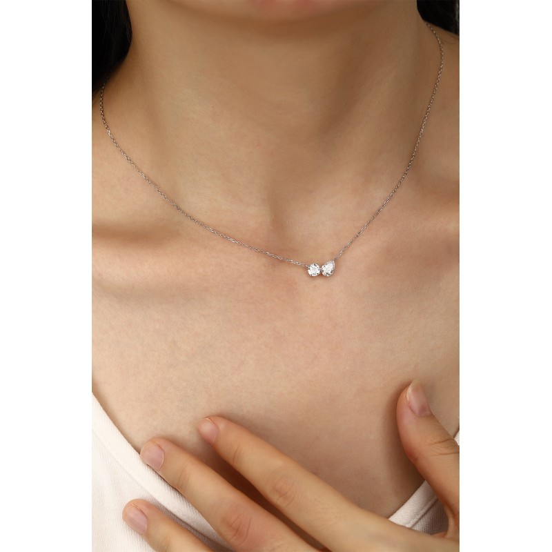 Ruif Jewelry PT950 platinum 0.51ct Lab Grown Diamond Pendant(not include the chain) Jewelry for Party Gift