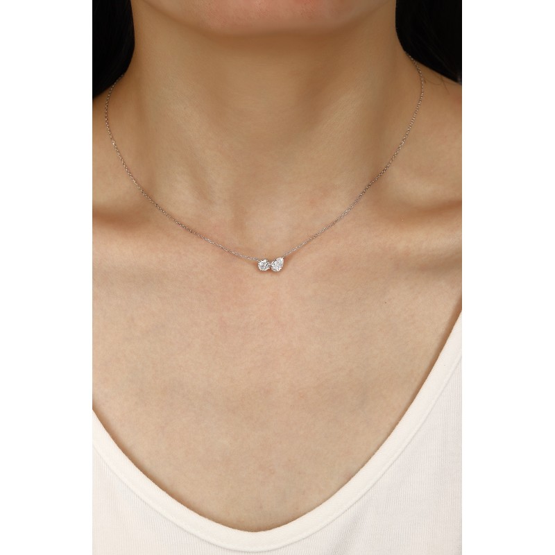Ruif Jewelry PT950 platinum 0.51ct Lab Grown Diamond Pendant(not include the chain) Jewelry for Party Gift