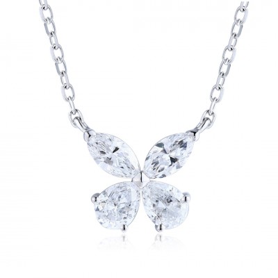 Ruif Jewelry PT950 platinum 0.24ct Lab Grown Diamond Pendant(not include the chain) Jewelry for Party Gift
