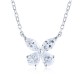 Ruif Jewelry PT950 platinum 0.24ct Lab Grown Diamond Pendant(not include the chain) Jewelry for Party Gift