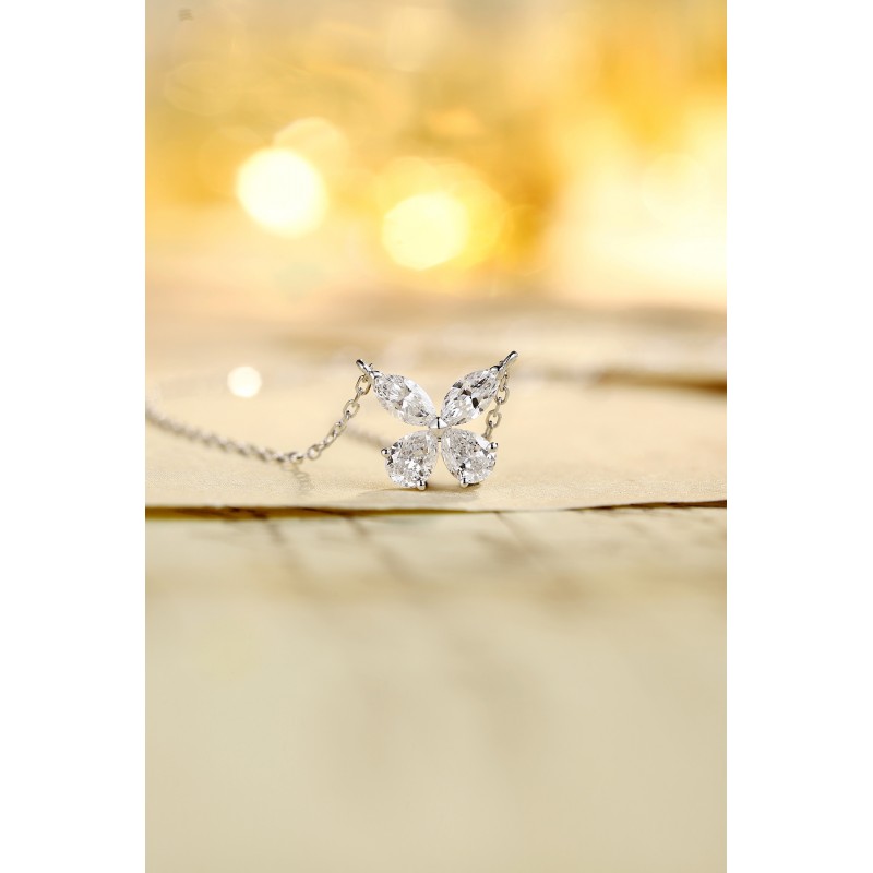 Ruif Jewelry PT950 platinum 0.24ct Lab Grown Diamond Pendant(not include the chain) Jewelry for Party Gift