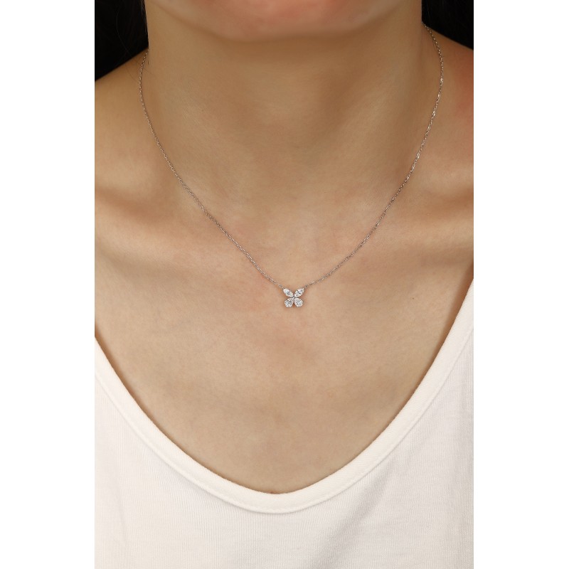 Ruif Jewelry PT950 platinum 0.24ct Lab Grown Diamond Pendant(not include the chain) Jewelry for Party Gift