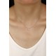 Ruif Jewelry PT950 platinum 0.24ct Lab Grown Diamond Pendant(not include the chain) Jewelry for Party Gift