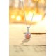 Ruif Jewelry PT950 platinum 2.12ct Pink Lab Grown Diamond Pendant(not include the chain) Jewelry for Party Gift