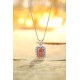 Ruif Jewelry PT950 platinum 2.28ct Pink Lab Grown Diamond Pendant(not include the chain) Jewelry for Party Gift