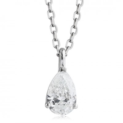 Ruif Jewelry PT950 platinum 0.53ct Lab Grown Diamond Pendant(not include the chain) Jewelry for Party Gift
