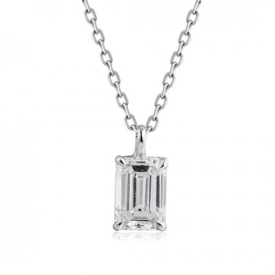 Ruif Jewelry PT950 platinum 1.07ct Lab Grown Diamond Pendant(not include the chain) Jewelry for Party Gift