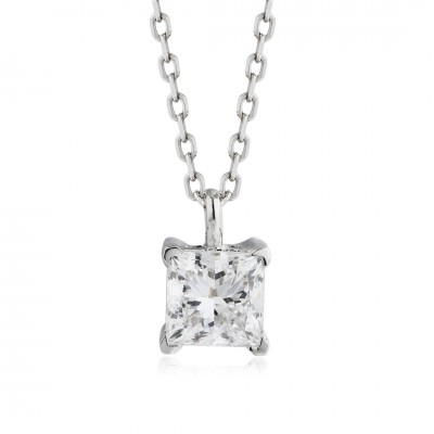 Ruif Jewelry PT950 platinum 1.00ct Lab Grown Diamond Pendant(not include the chain) Jewelry for Party Gift