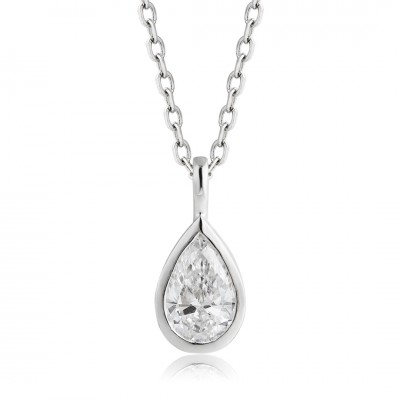 Ruif Jewelry PT950 platinum 0.53ct Lab Grown Diamond Pendant(not include the chain) Jewelry for Party Gift