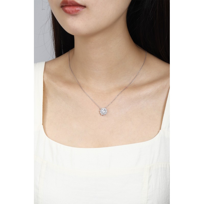 Ruif Jewelry PT950 platinum 0.33ct Lab Grown Diamond Pendant(not include the chain) Jewelry for Party Gift Ruif Jewelry PT950 platinum 0.33ct Lab Grown Diamond Pendant(not include the chain) Jewelry for Party Gift