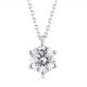 Ruif Jewelry PT950 platinum 1.00ct Lab Grown Diamond Pendant(not include the chain) Jewelry for Party Gift