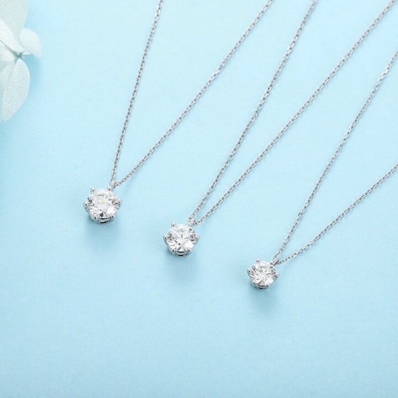 Ruif Jewelry PT950 platinum 1.00ct Lab Grown Diamond Pendant(not include the chain) Jewelry for Party Gift