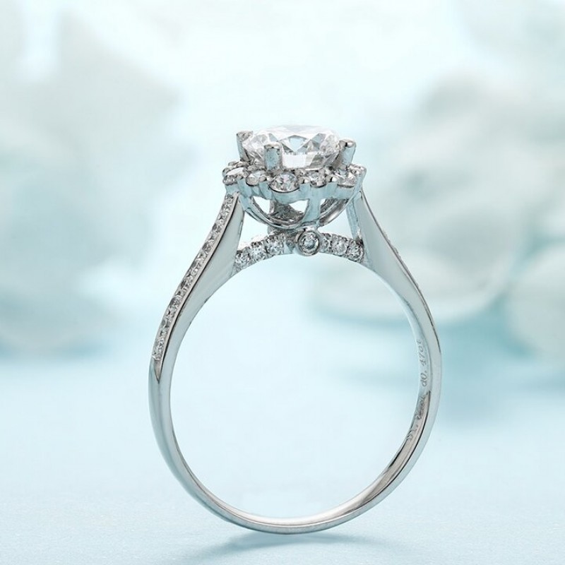 Ruif Jewelry Classic Design PT950 Platinum 1.04ct Lab Grown Diamond Ring Gemstone Jewelry Ruif Jewelry Classic Design PT950 Platinum 1.04ct Lab Grown Diamond Ring Gemstone Jewelry