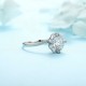 Ruif Jewelry Classic Design PT950 Platinum 1.08ct Lab Grown Diamond Ring Gemstone Jewelry
