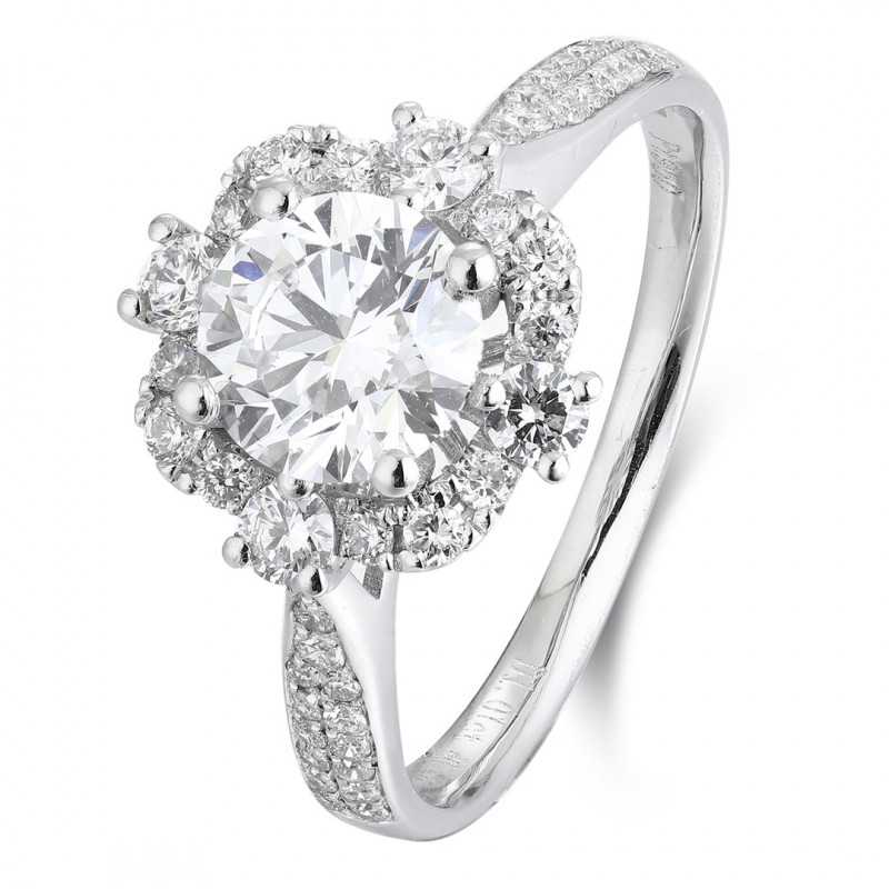 Ruif Jewelry Classic Design PT950 Platinum 1.01ct Lab Grown Diamond Ring Gemstone Jewelry Ruif Jewelry Classic Design PT950 Platinum 1.01ct Lab Grown Diamond Ring Gemstone Jewelry