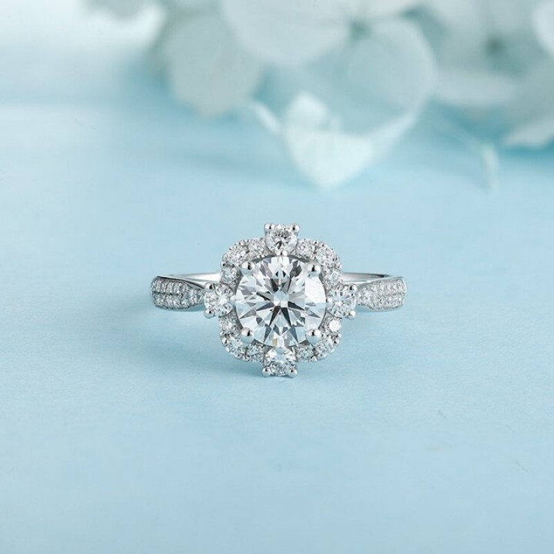 Ruif Jewelry Classic Design PT950 Platinum 1.01ct Lab Grown Diamond Ring Gemstone Jewelry Ruif Jewelry Classic Design PT950 Platinum 1.01ct Lab Grown Diamond Ring Gemstone Jewelry