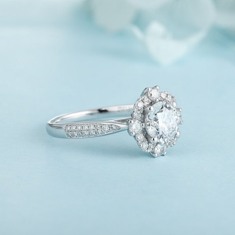 Ruif Jewelry Classic Design PT950 Platinum 1.01ct Lab Grown Diamond Ring Gemstone Jewelry Ruif Jewelry Classic Design PT950 Platinum 1.01ct Lab Grown Diamond Ring Gemstone Jewelry