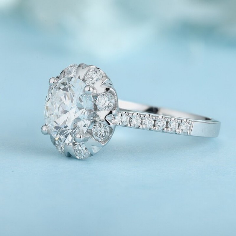 Ruif Jewelry Classic Design PT950 Platinum 2.01ct Lab Grown Diamond Ring Gemstone Jewelry Ruif Jewelry Classic Design PT950 Platinum 2.01ct Lab Grown Diamond Ring Gemstone Jewelry