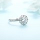 Ruif Jewelry Classic Design PT950 Platinum 1.03ct Lab Grown Diamond Ring Gemstone Jewelry