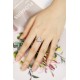 Ruif Jewelry Classic Design PT950 Platinum 1.03ct Lab Grown Diamond Ring Gemstone Jewelry