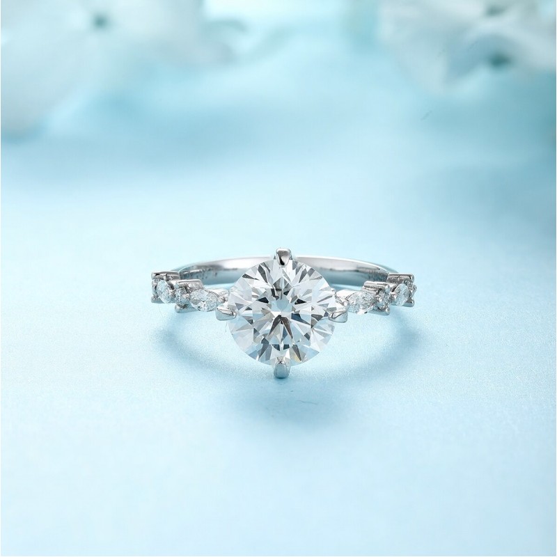 Ruif Jewelry Classic Design PT950 Platinum 2.12ct Lab Grown Diamond Ring Gemstone Jewelry Ruif Jewelry Classic Design PT950 Platinum 2.12ct Lab Grown Diamond Ring Gemstone Jewelry