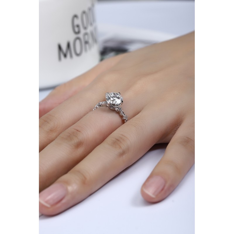 Ruif Jewelry Classic Design PT950 Platinum 2.12ct Lab Grown Diamond Ring Gemstone Jewelry Ruif Jewelry Classic Design PT950 Platinum 2.12ct Lab Grown Diamond Ring Gemstone Jewelry