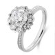 Ruif Jewelry Classic Design PT950 Platinum 1.1ct Lab Grown Diamond Ring Gemstone Jewelry for party
